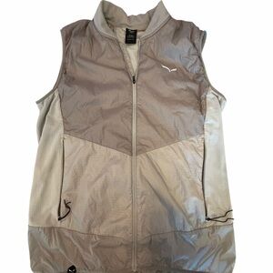 Salewa Men's Gray vest polartec Outdoor
